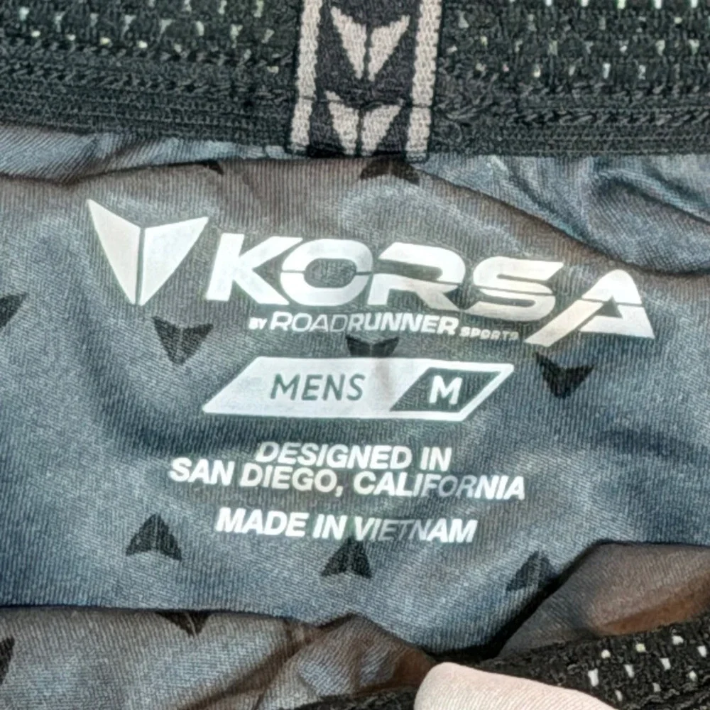 Korsa Running Shorts Mens Medium Olive Green Performance Road Runner Sports NWT